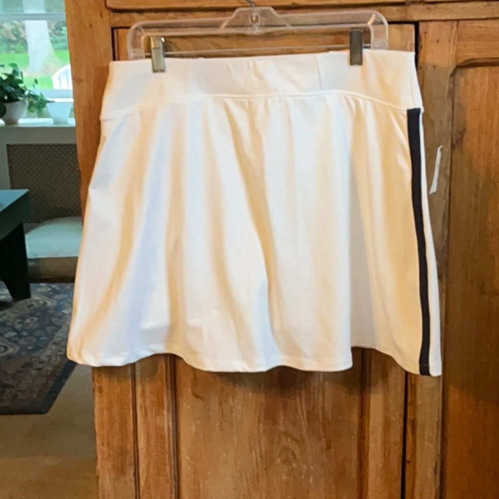 Talbots White Skater Mini Skirt for Casual Wear